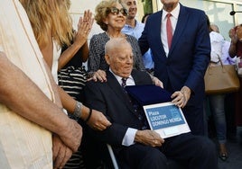 Mérida, en la inauguración de su calle en 2019