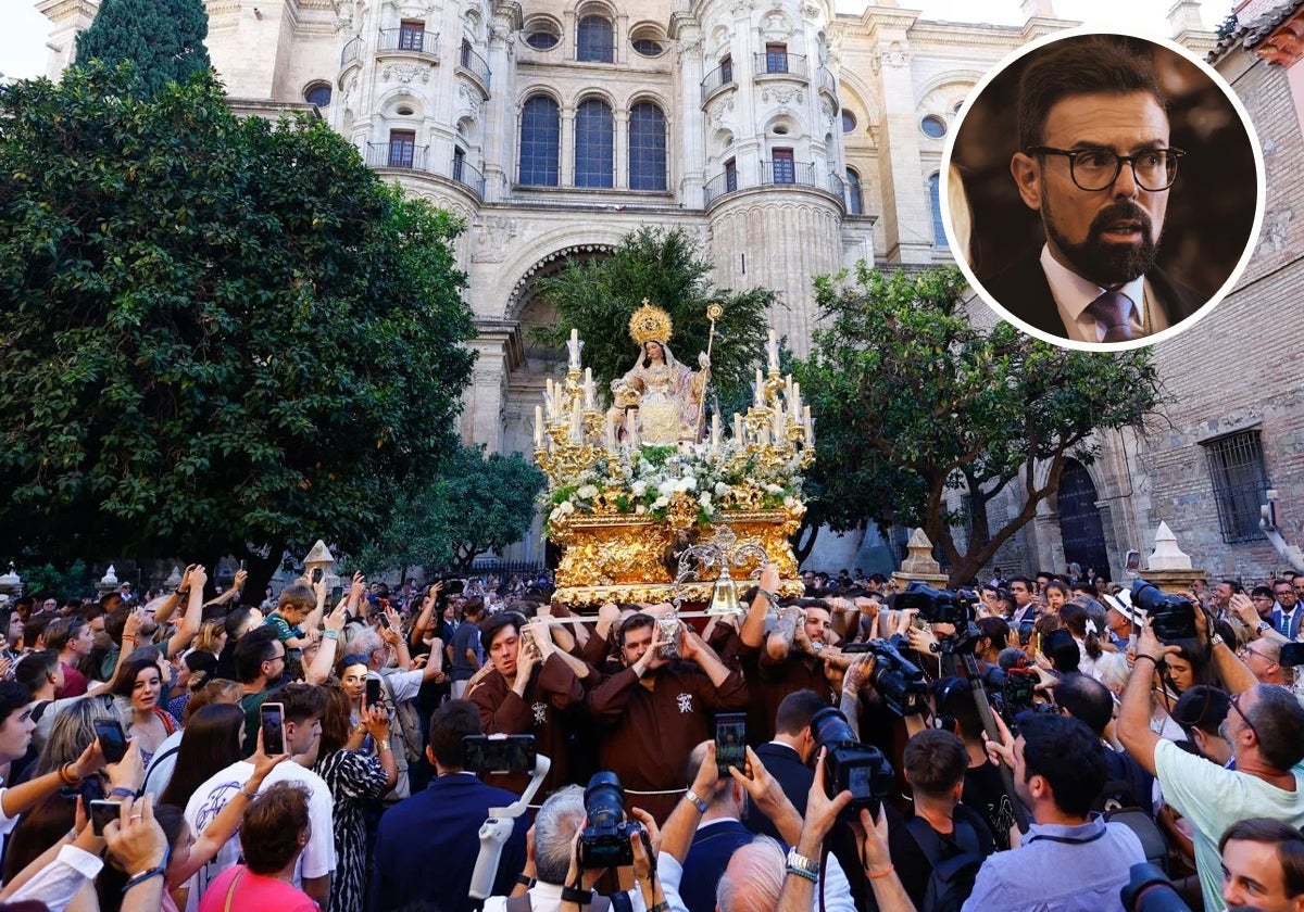Juan A. Navarro celebró como hermano mayor la coronación canónica de la Divina Pastora.