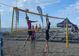 Voley playa, en Rincón de la Victoria.