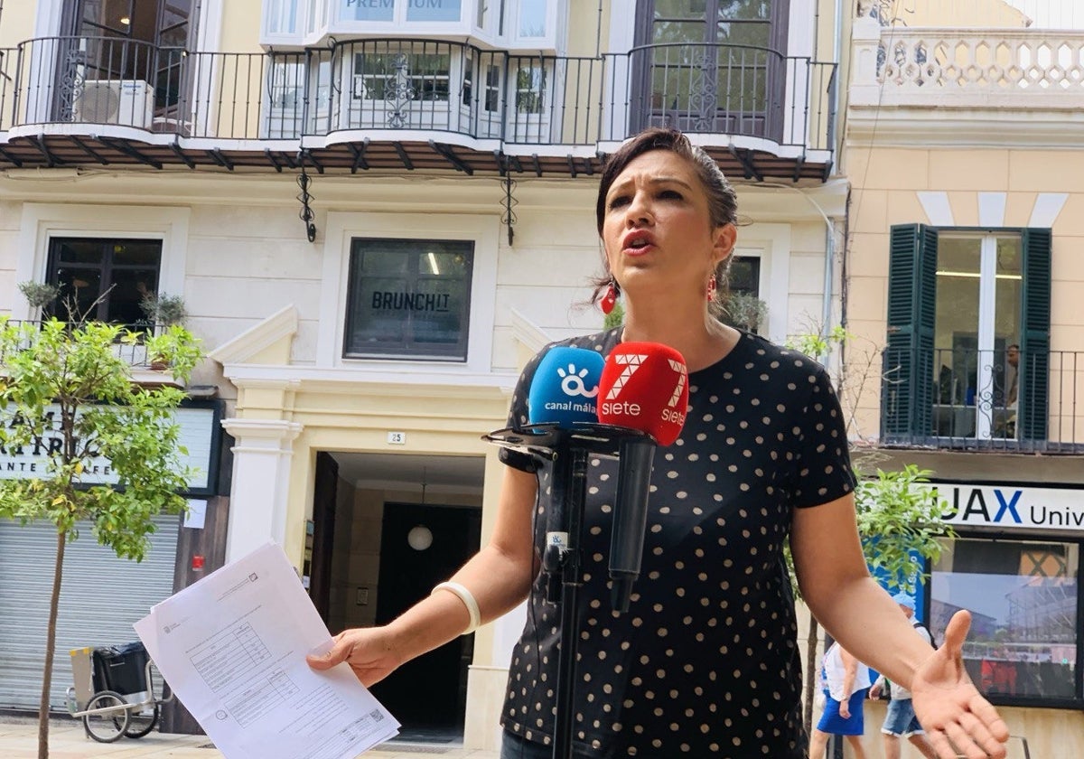La portavoz adjunta de Con Málaga, Toni Morillas.
