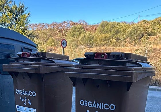 Contenedores para material orgánico.
