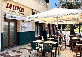 Vista exterior de La Lepera, en el Camino del Pato.