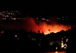 Extinguido el incendio que sobresaltó anoche a los vecinos de la urbanización Mijas Golf