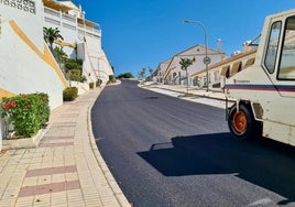 Obras en la calle Antonio de Hilaria.