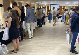 Un momento de una de las acciones promocionales.
