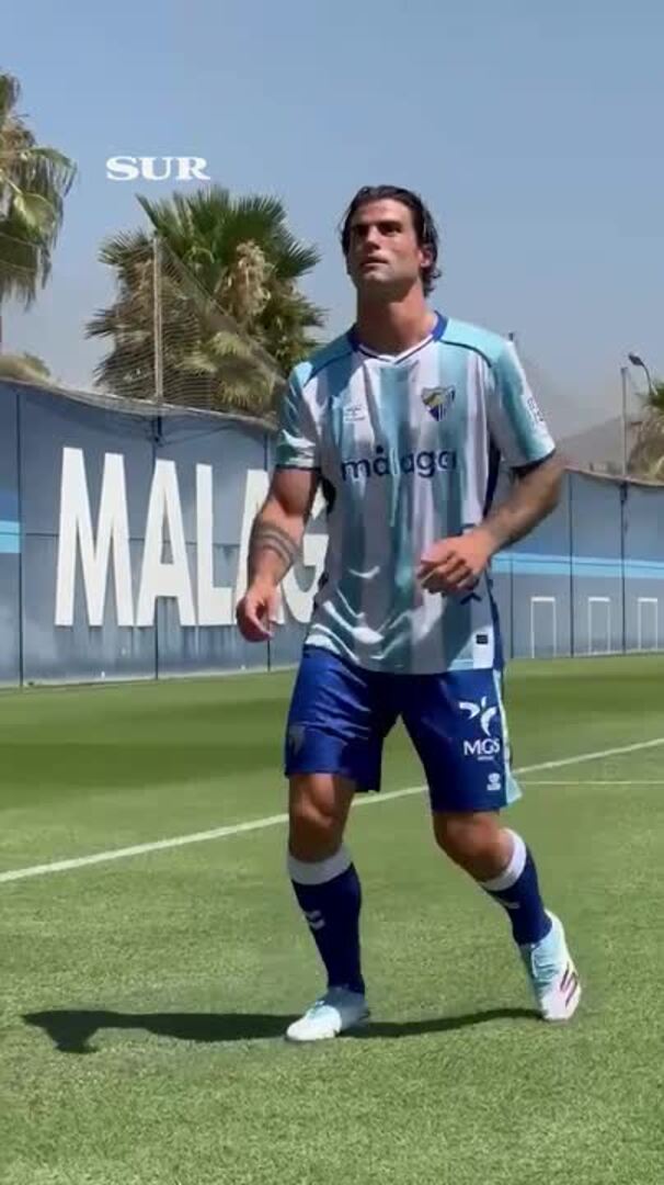 Así ha sido la presentación de Jauregi como jugador del Málaga CF