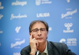 Loren Juarros, durante la presentación de Adrián Niño.