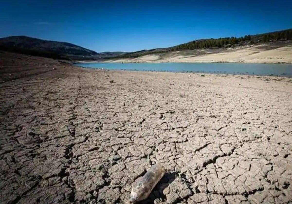 Pantano en la provincia de Almería el pasado verano.