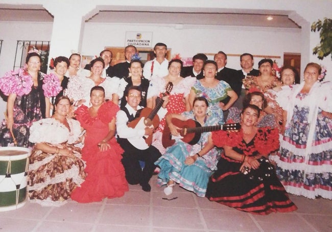 Foto del coro, en sus primeros años.