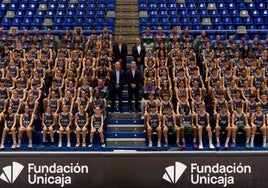 Foto de cantera del Unicaja la pasada temporada.