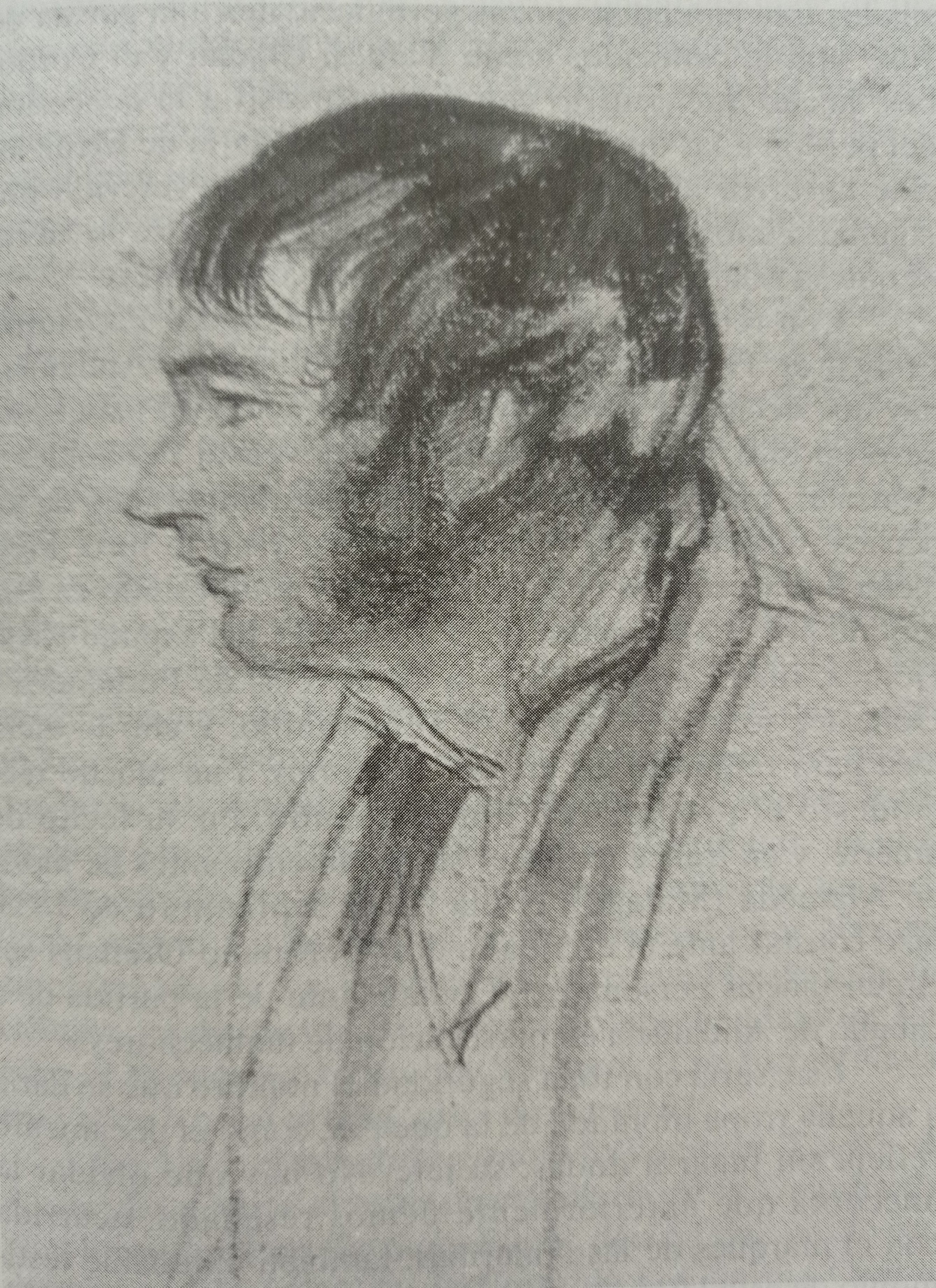 Retrato original de José María que realizó John F. Lewis.