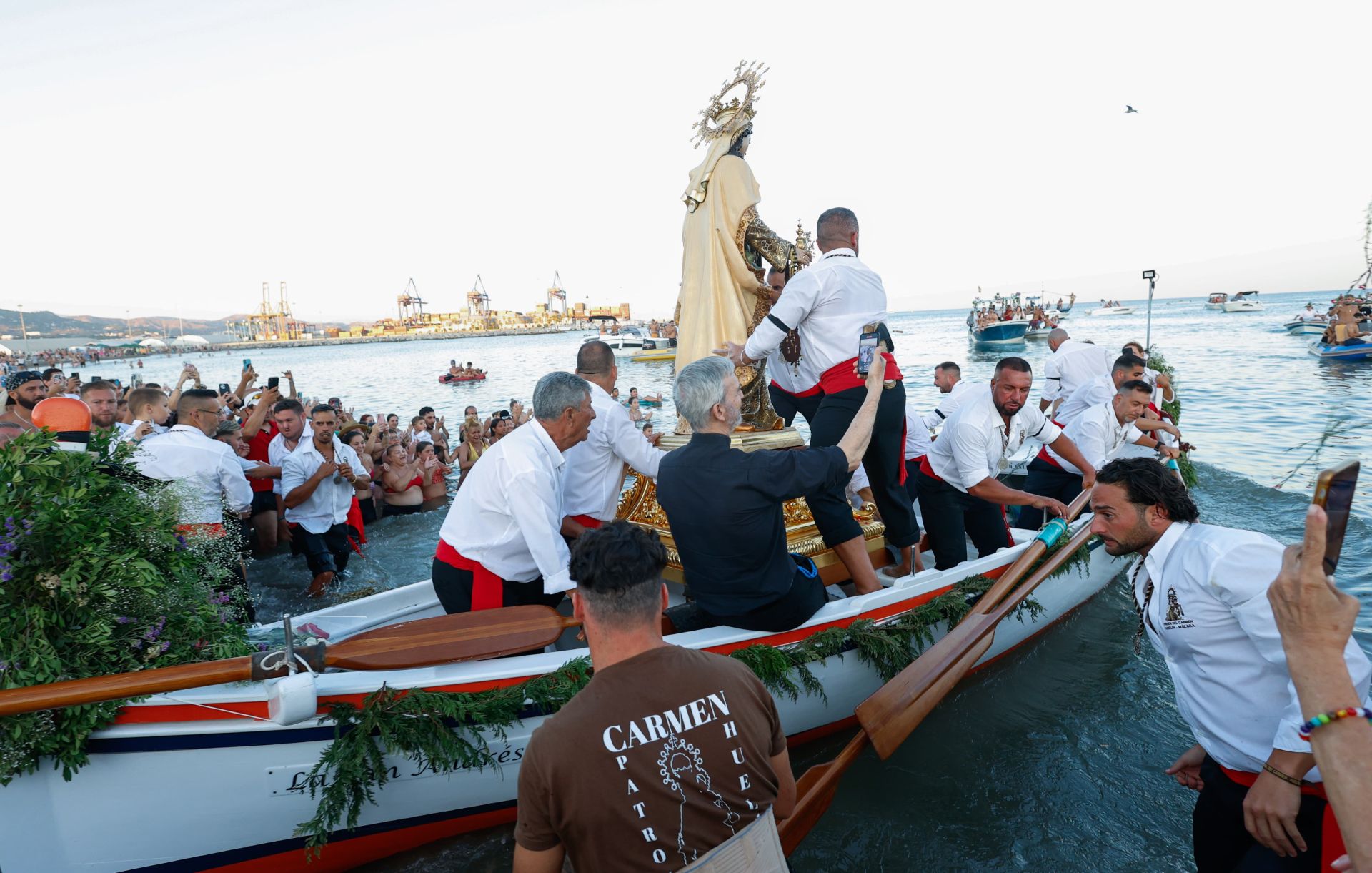 Procesión de la Virgen del Carmen de Huelin