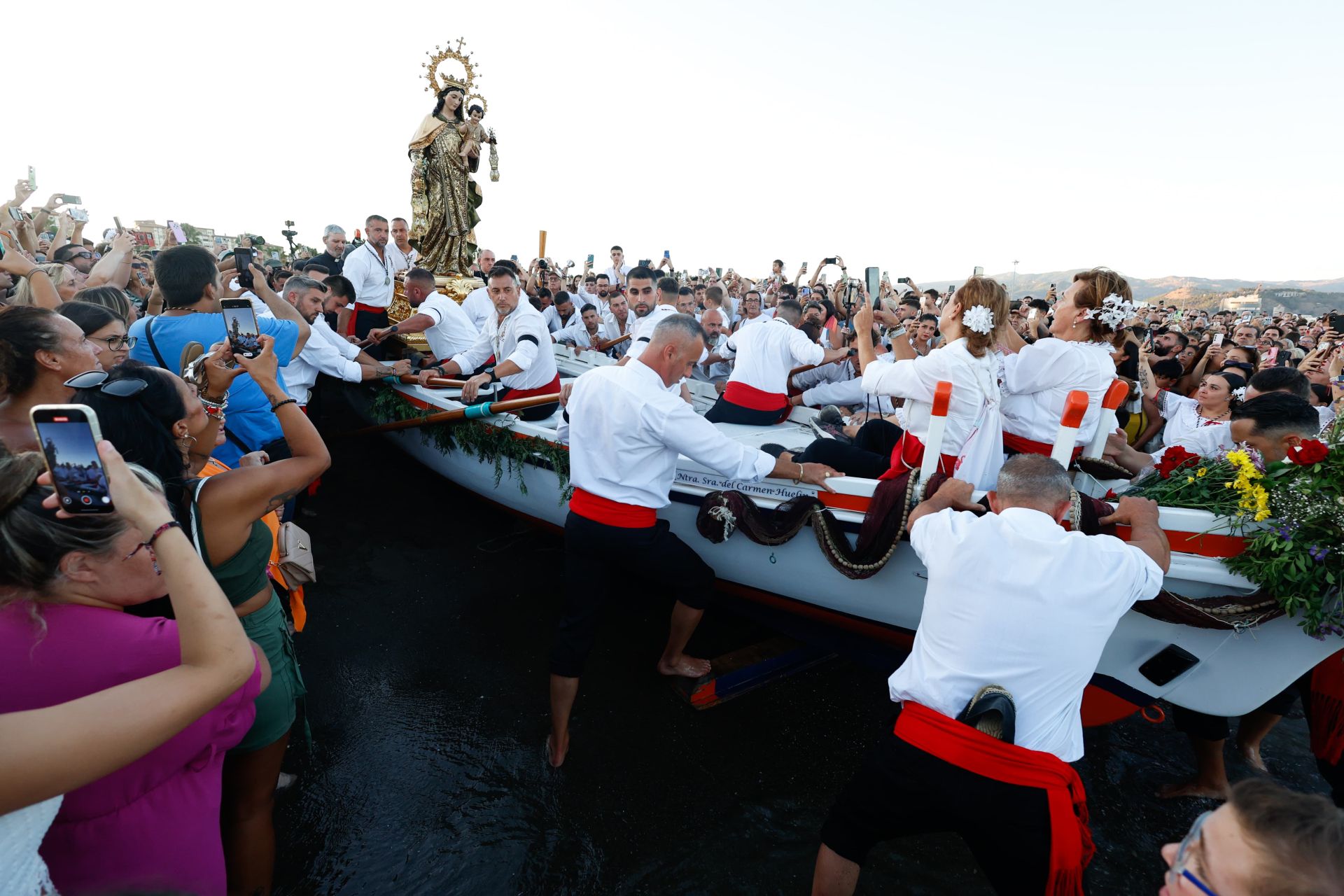 Procesión de la Virgen del Carmen de Huelin