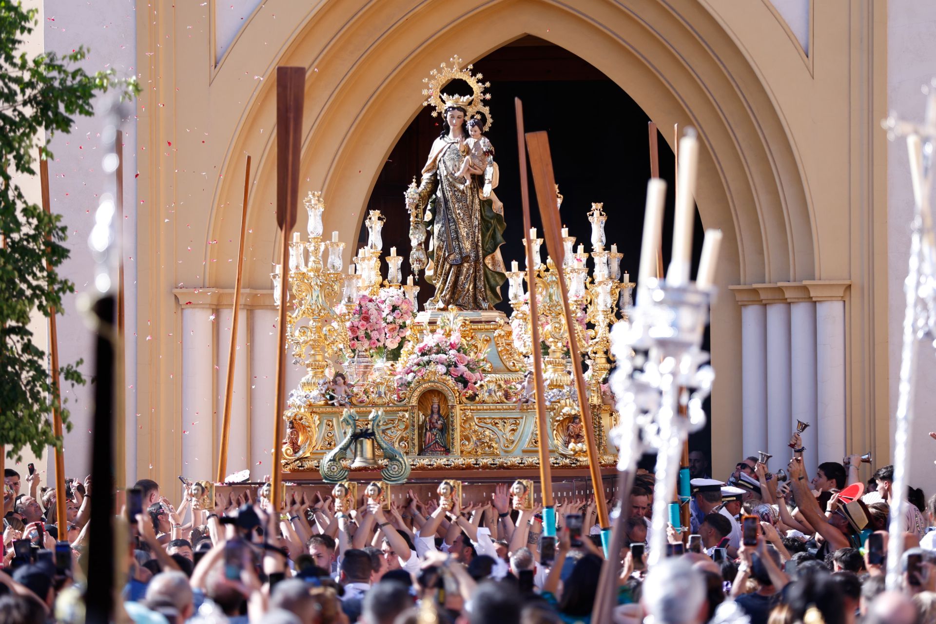 Procesión de la Virgen del Carmen de Huelin