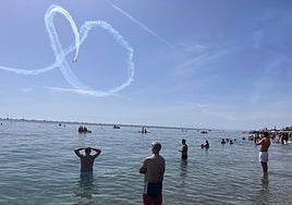 Imagen de archivo del festival aéreo de Torre del Mar.