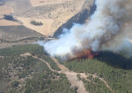 Controlado el incendio forestal en Antequera
