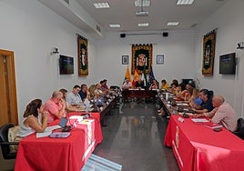 Pleno municipal, donde se aprobó la adhesión al Decreto-ley 1/2025.