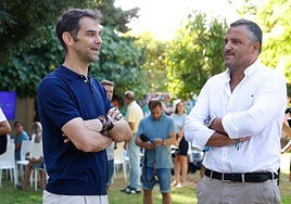 José Manuel Calderón, esta mañana.