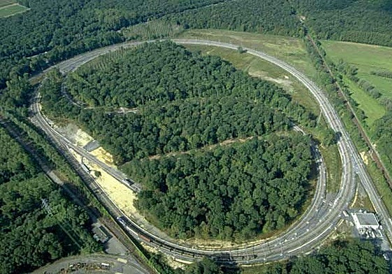Anillo de pruebas existente en el norte de Francia.