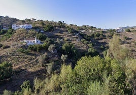Casas del núcleo diseminado de Los Gámez.
