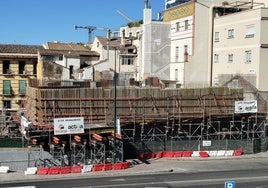 La construcción del Neoalbéniz se encuentra en estos momentos en el alzado de la primera planta.