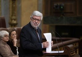 El diplomático y diputado Agustín Santos Maraver.