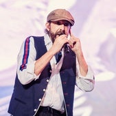 Juan Luis Guerra, durante su actuación.