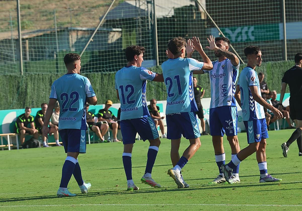 El amistoso Almería- Málaga, en imágenes