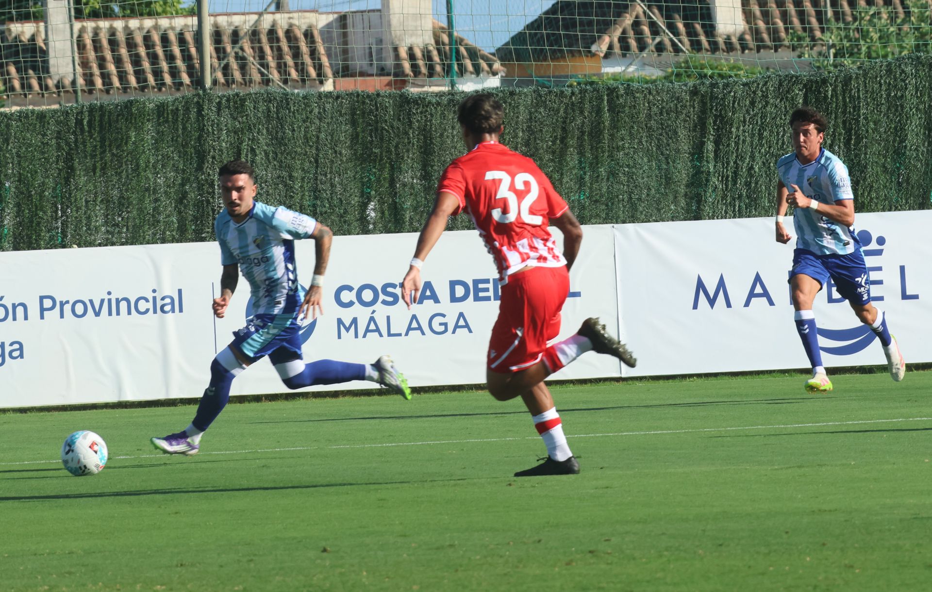 El amistoso Almería- Málaga, en imágenes