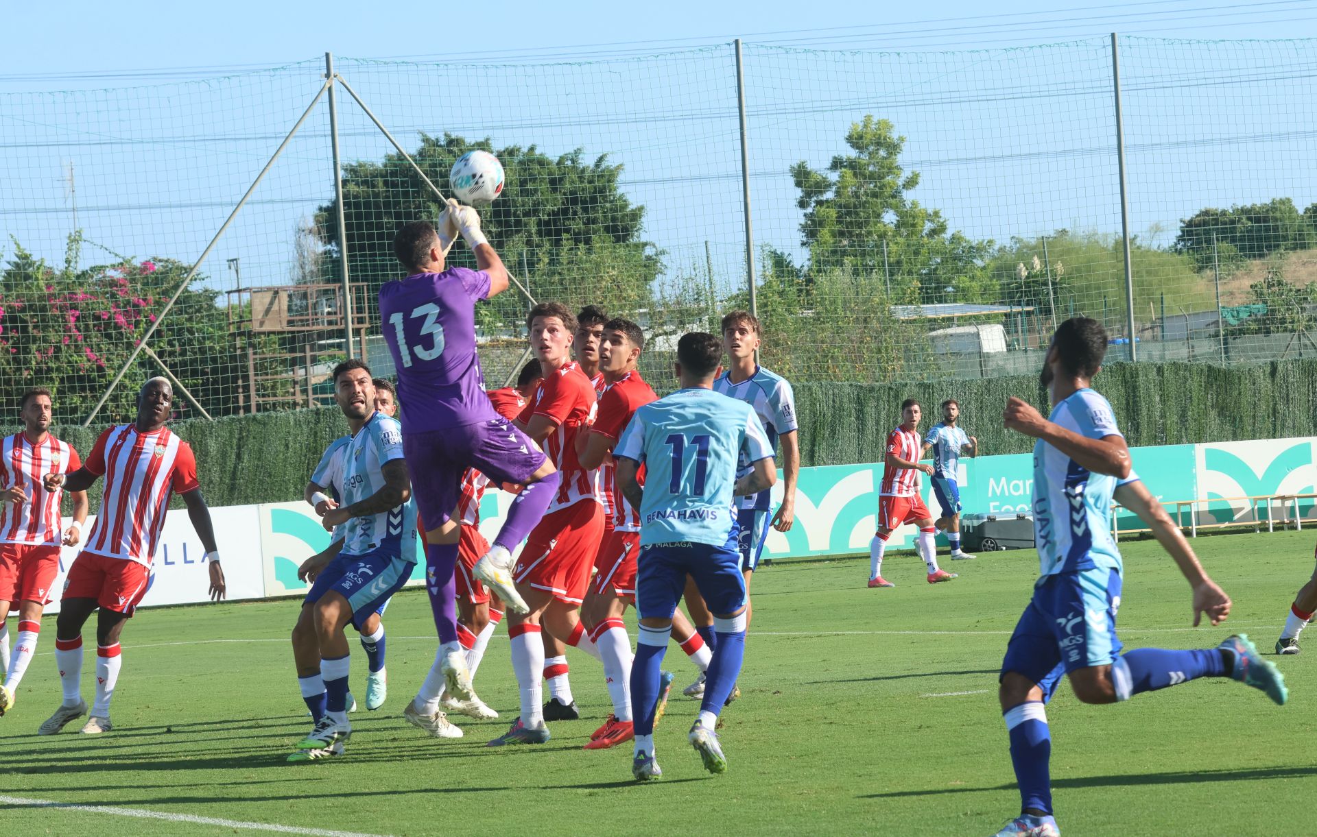El amistoso Almería- Málaga, en imágenes