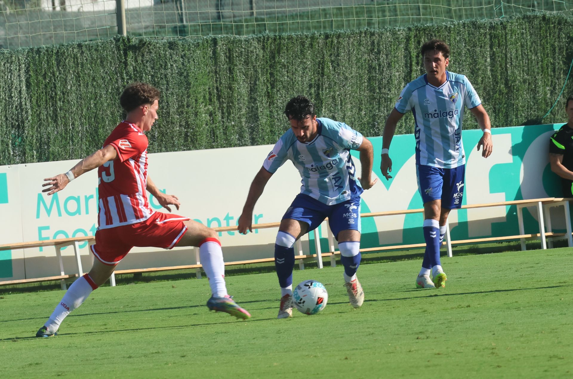 El amistoso Almería- Málaga, en imágenes