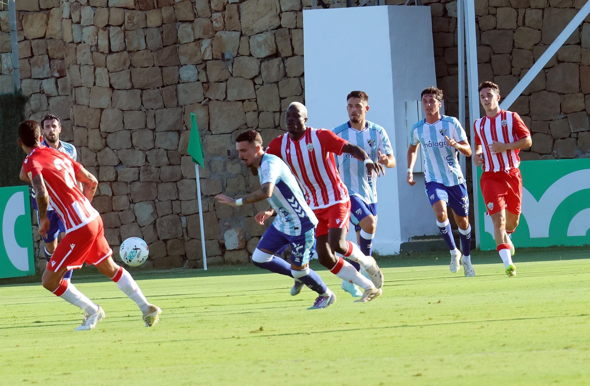El amistoso Almería- Málaga, en imágenes