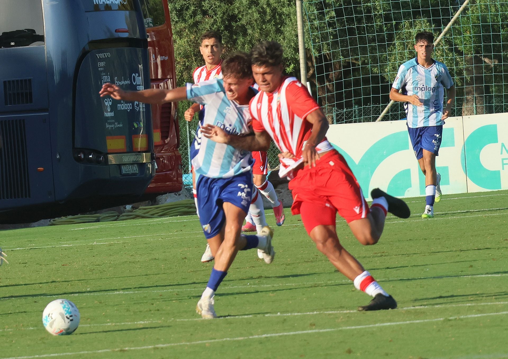 El amistoso Almería- Málaga, en imágenes