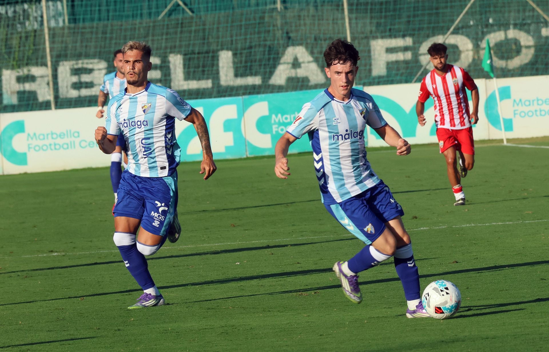 El amistoso Almería- Málaga, en imágenes