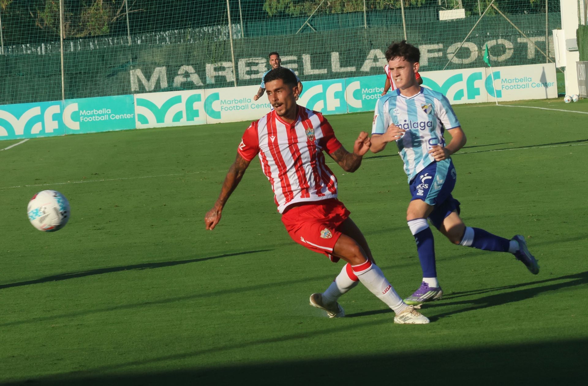 El amistoso Almería- Málaga, en imágenes