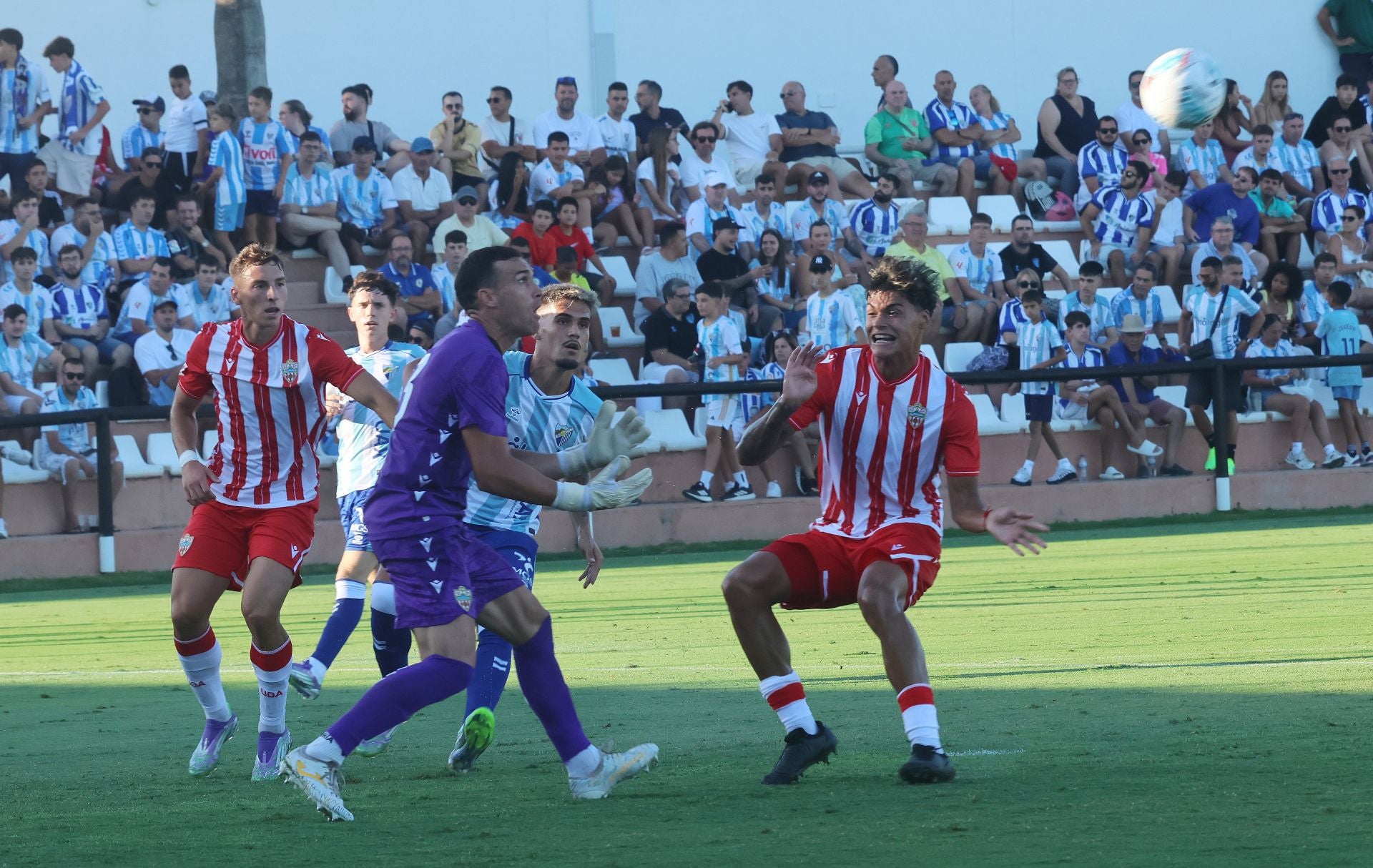 El amistoso Almería- Málaga, en imágenes
