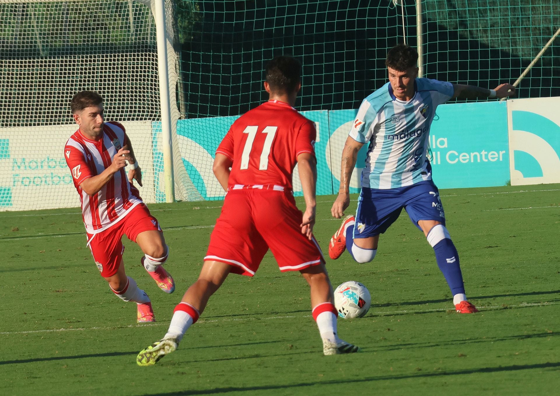 El amistoso Almería- Málaga, en imágenes