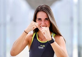 Castillón, posando para SUR en las instalaciones de Inacua.