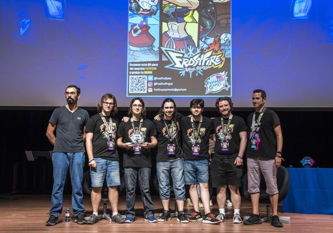El equipo de Sumachu Games, en Gamepolis