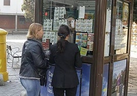 Imagen de archivo de un puesto de la Once.