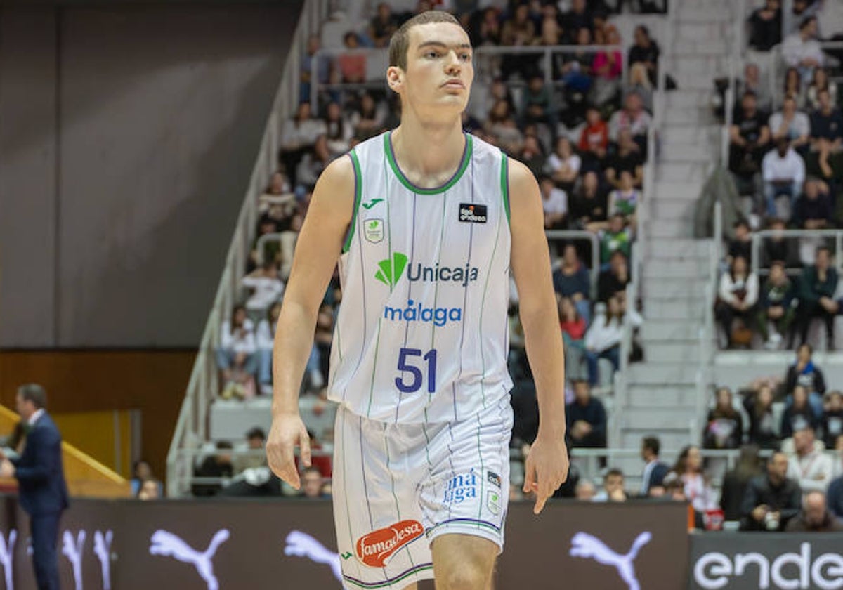 Manu Trujillo, en el partido contra el Girona de la pasada temporada.