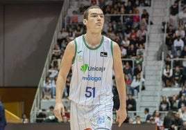 Manu Trujillo, en el partido contra el Girona de la pasada temporada.