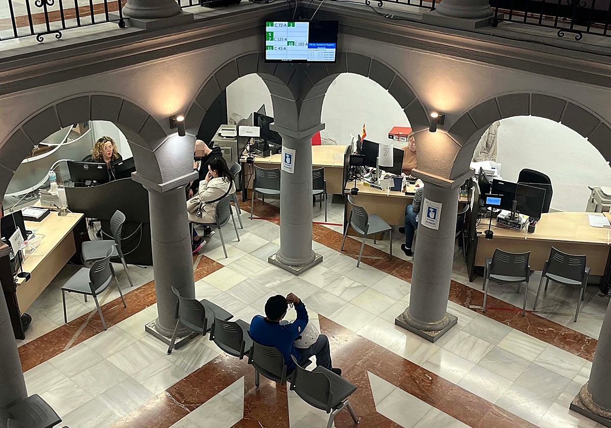 Interior del Ayuntamiento de Marbella.