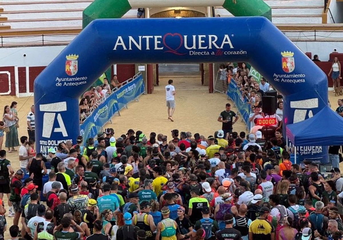 Imagen de la salida de la prueba antequerana.