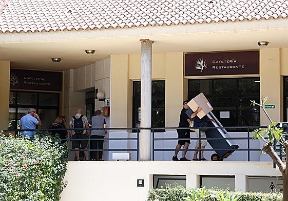 La cafetería de Parcemasa ha vivido este miércoles sus últimas horas.