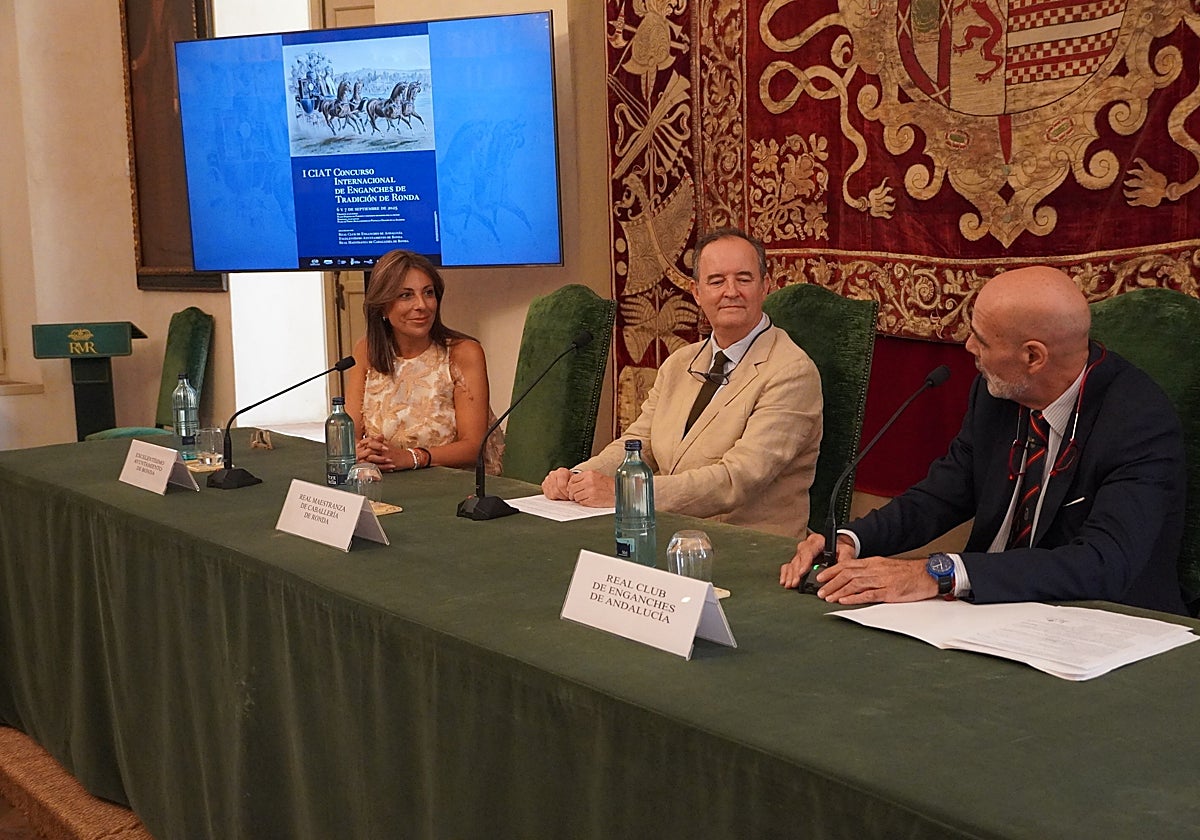 Presentación del I Concurso Internacional de Enganches de Ronda.