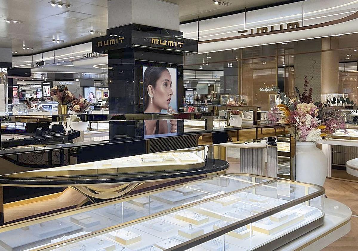 El córner de la firma de joyería en Marbella.