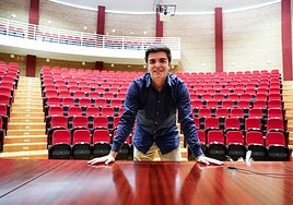 Antonio Joaquín Rico, en el aula magna de la Facultad de Derecho de la UMA.
