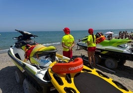 Grupo SSG ha dotado al servicio de vigilancia de playas con seis motos acuáticas.