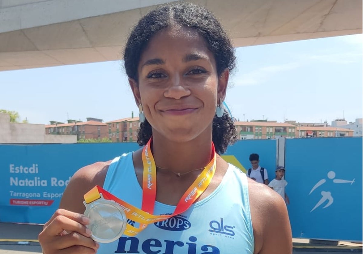 La malagueña Naomey Ezenwa, subcampeona de España absoluta en disco